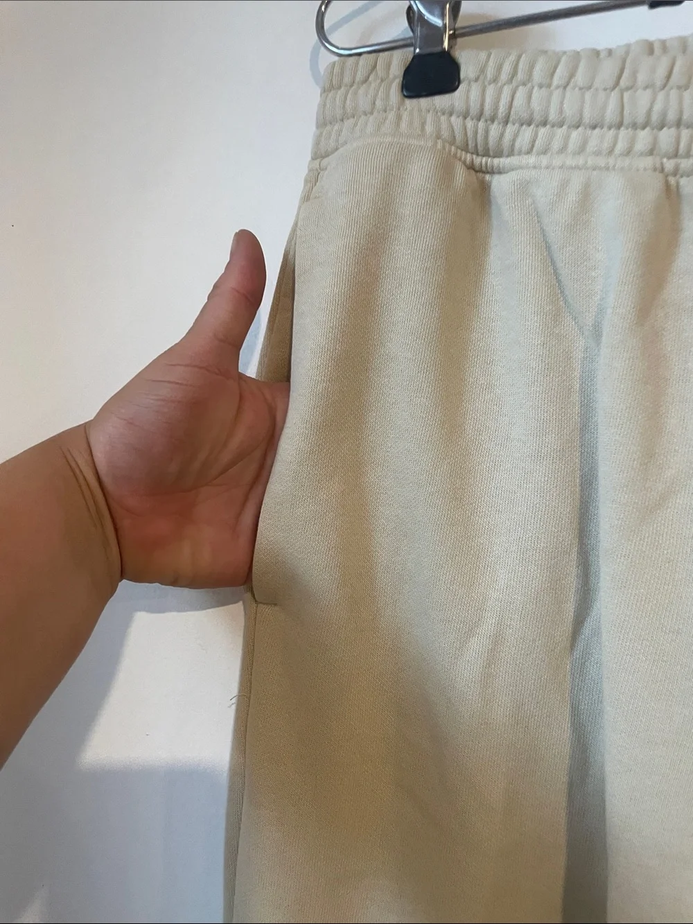 The North Face Men’s Light Beige Jogger Sweatpants Sz M B133